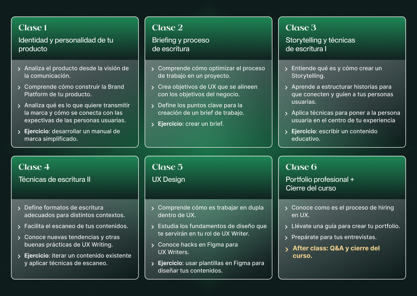 UX Writing avanzado: eleva la calidad de tus entregables