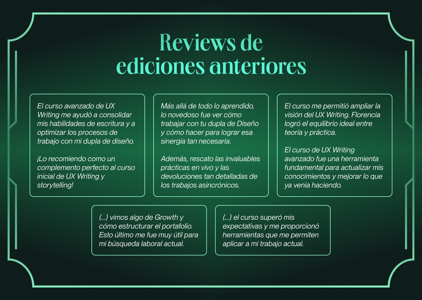 UX Writing avanzado: eleva la calidad de tus entregables