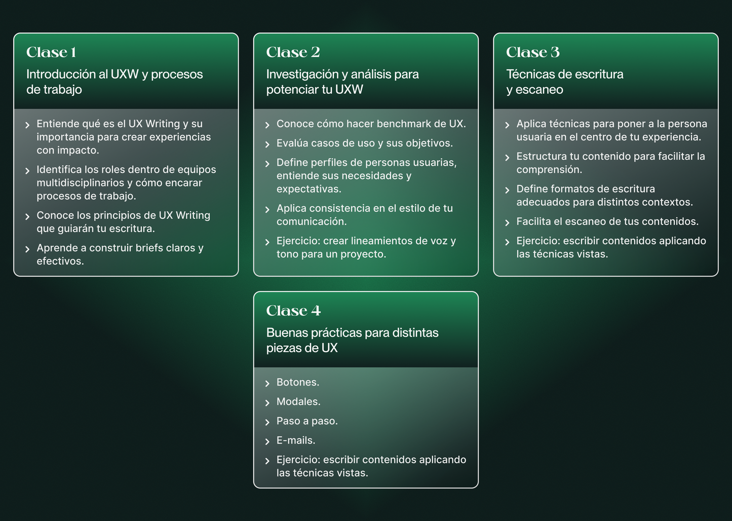 UX Writing avanzado: eleva la calidad de tus entregables
